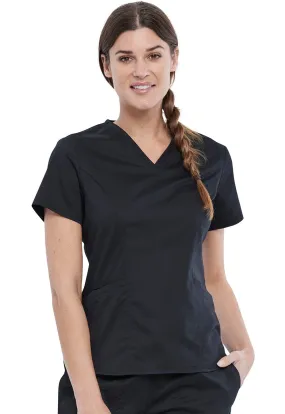 WW Revolution Petite Length V-Neck Scrub Top WW612P