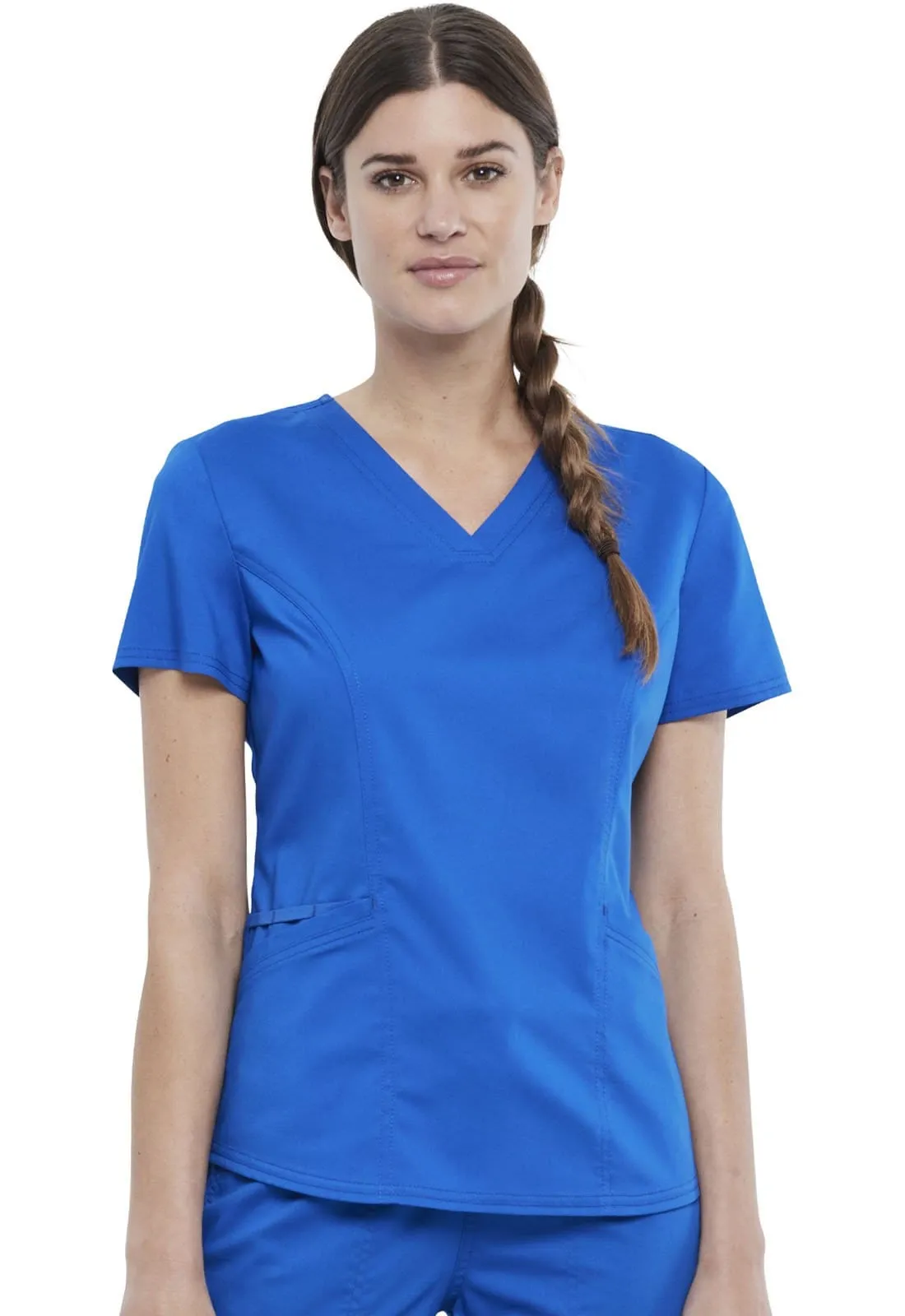 WW Revolution Petite Length V-Neck Scrub Top WW612P