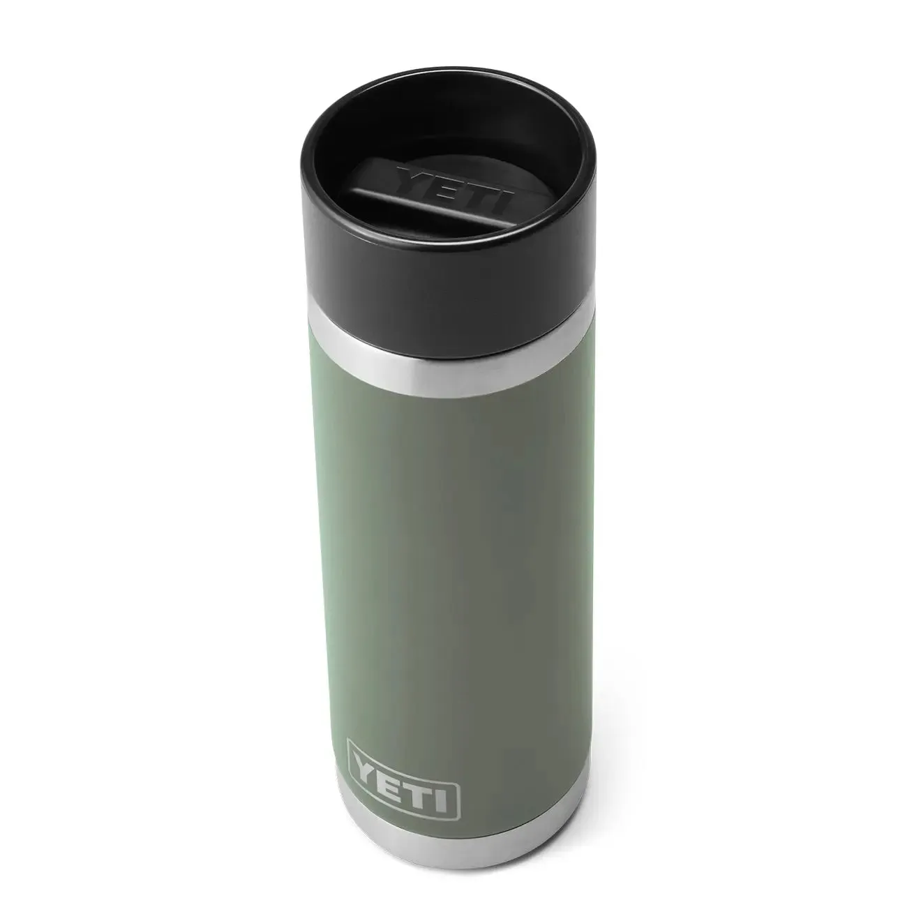 Yeti Rambler 18oz Bottle with HotShot Cap Camp Green