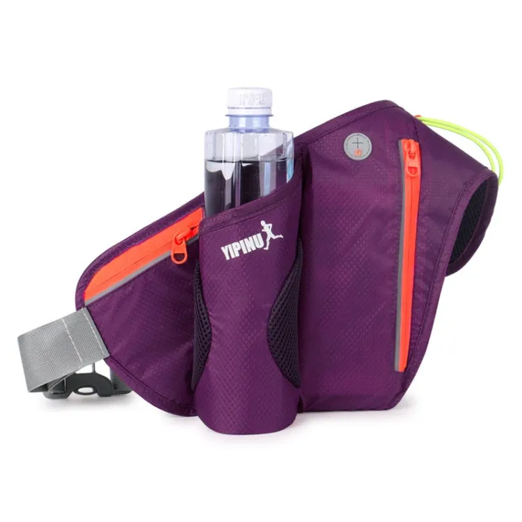 YIPINU YS9 Outdoor Cycling Mountaineering Sport Waterproof Mobile Phone Storage Waist Bag Kettle Bag(Purple)