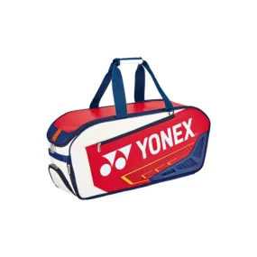 Yonex BAG02331WEX - Expert Tournament Racket Bag [White/Navy/Red]